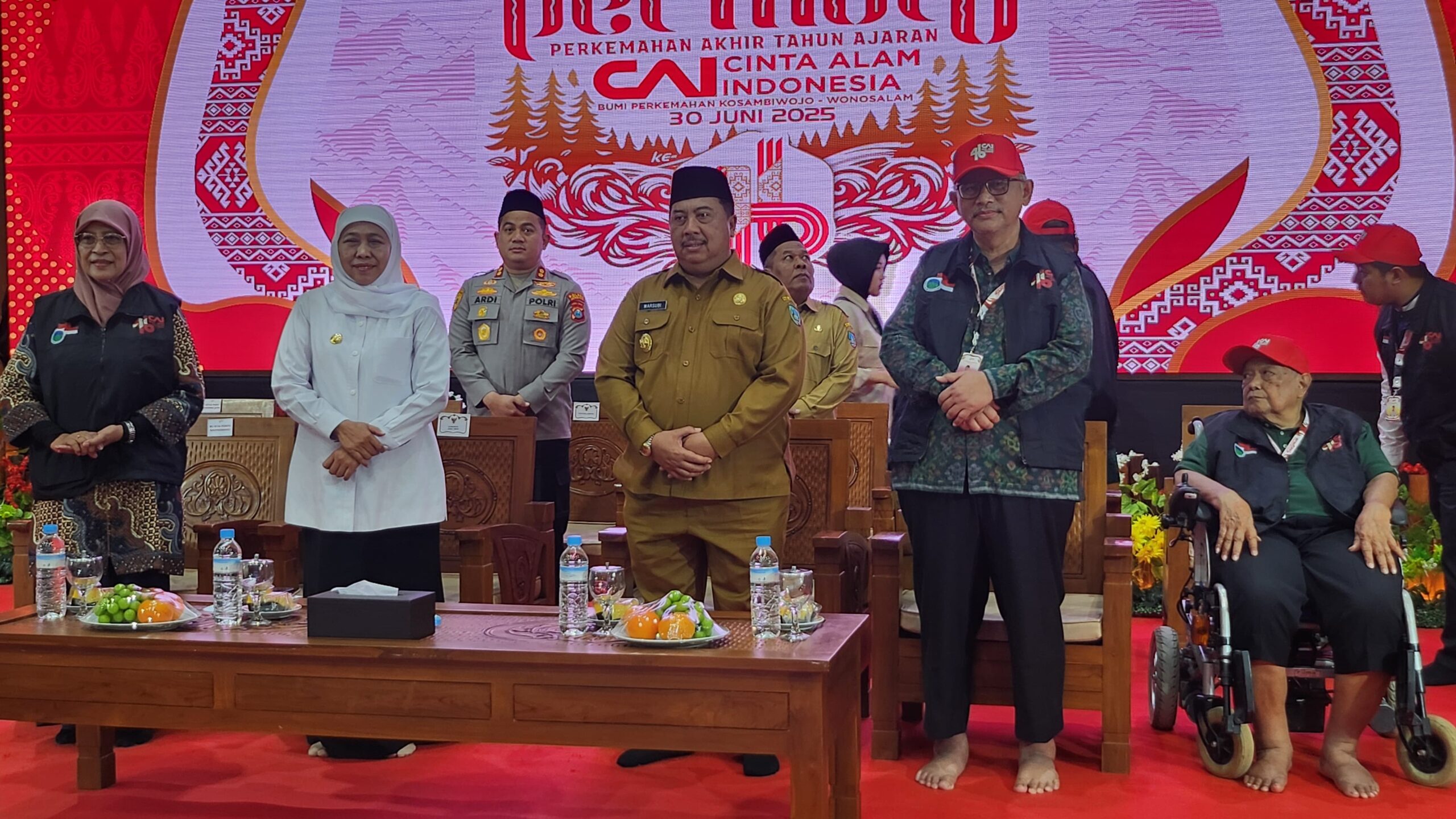 Pembukaan Cinta Alam Indonesia (CAI) ke-46 di Wonosalam Dihadiri Gubernur Jawa Timur