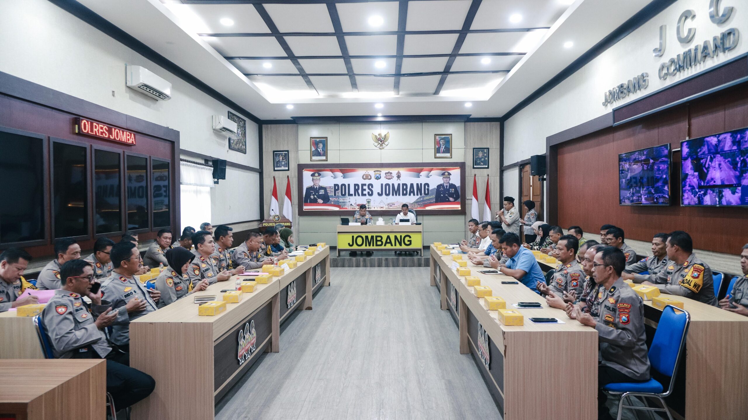 Polres Jombang Gelar Rakor Anev Produksi Jagung Kuartal III, Dorong Sinergi Ketahanan Pangan
