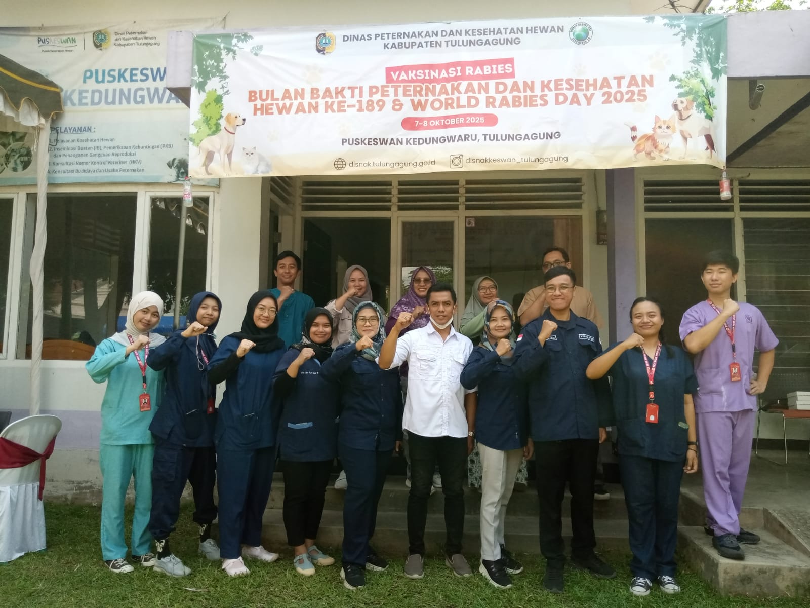 Dinas Peternakan Tulungagung Berikan 100 Dosis Vaksin, Hewan Rabies