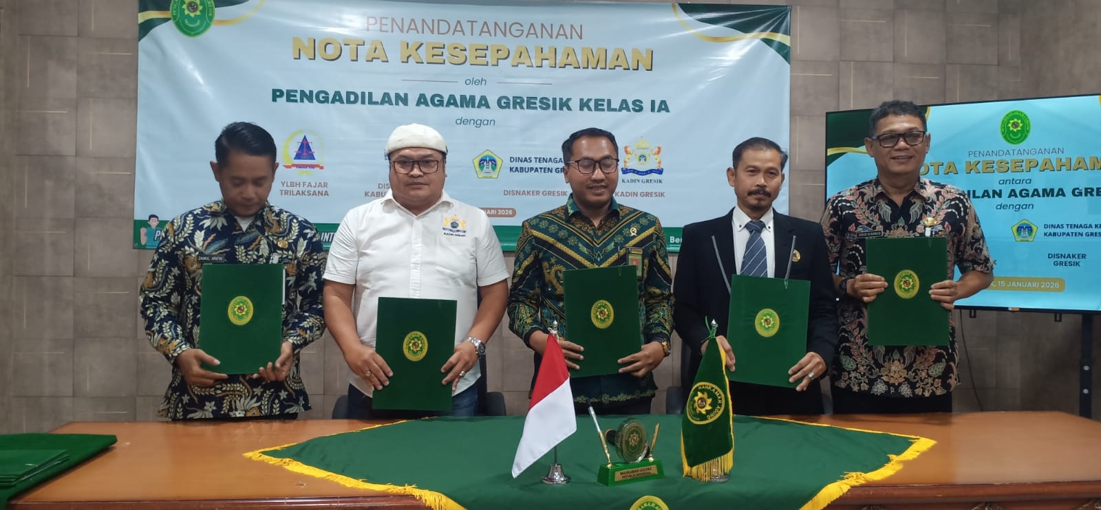 Perkuat Layanan Hukum, PA Gresik Jalin Kolaborasi dengan YLBH FT dan Pemkab